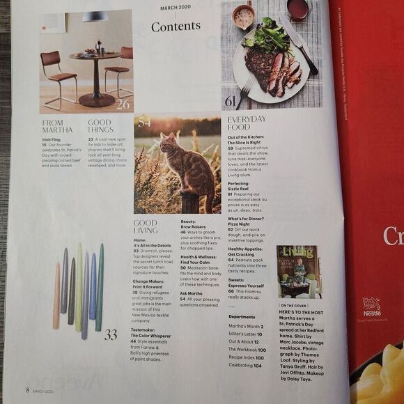 Martha Stewart Living Magazine Lot March, April, May 2020 Back Issues - Picture 3 of 11